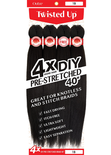 OUTRE 4X X-Pression Twisted Up DIY Pre-Stretched Braid 40